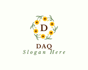 Sunflower Floral Gardening  Logo