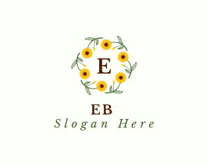 Ornament - Sunflower Floral Gardening logo design