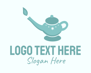 Blue Teapot Candle  Logo