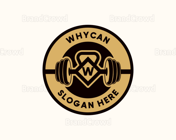 Gym Barbell Gym Logo