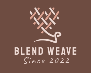 Weave Heart Textile  logo design