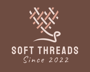 Cloth - Weave Heart Textile logo design