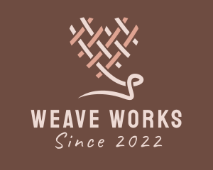 Weave - Weave Heart Textile logo design