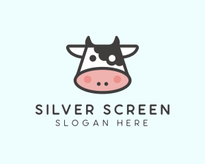 Toy - Cartoon Cow Head logo design