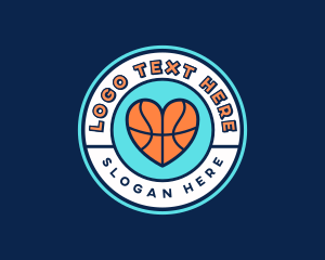 Badge - Basketball Sports Ball logo design