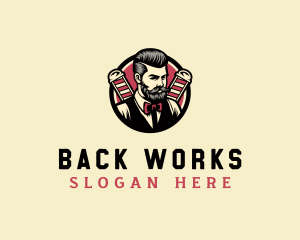 Retro Stylish Gentleman logo design