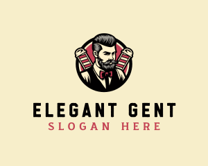 Gentleman - Retro Stylish Gentleman logo design