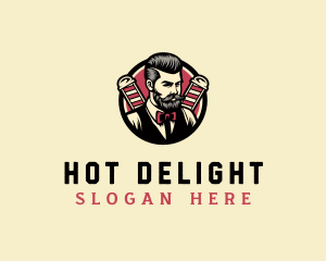 Retro Stylish Gentleman logo design