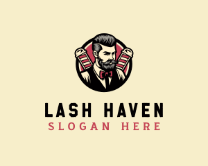 Retro Stylish Gentleman logo design