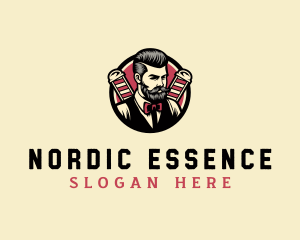 Retro Stylish Gentleman logo design