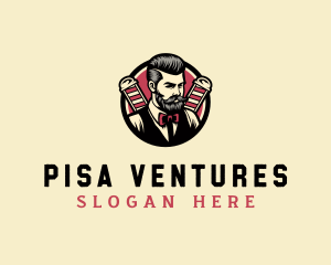 Retro Stylish Gentleman logo design