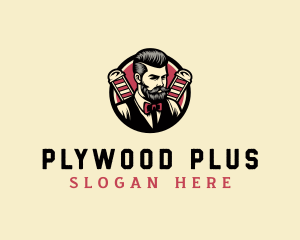 Retro Stylish Gentleman logo design