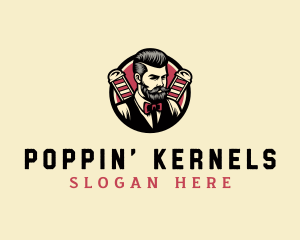 Retro Stylish Gentleman logo design