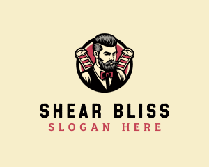 Retro Stylish Gentleman logo design