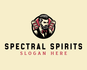 Retro Stylish Gentleman logo design