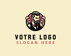 Gentleman - Retro Stylish Gentleman logo design