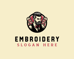 Retro Stylish Gentleman logo design