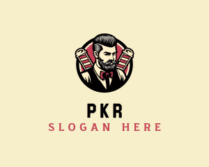 Retro Stylish Gentleman logo design