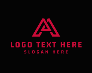 Letter Ma - Gaming Letter MA Monogram logo design