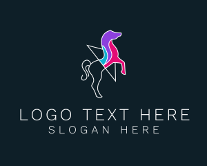 Colorful - Colorful Stallion Horse logo design