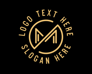Luxury - Modern Luxury Letter M logo design