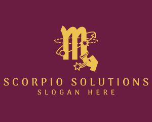 Scorpio - Astral Scorpio Horoscope logo design