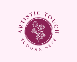 Floral Spa Wellness logo design