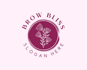 Floral Spa Wellness logo design