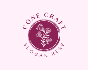 Floral Spa Wellness logo design