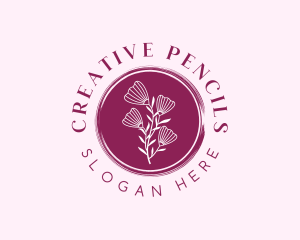 Floral Spa Wellness logo design