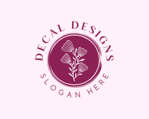 Floral Spa Wellness logo design