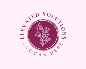 Floral Spa Wellness logo design