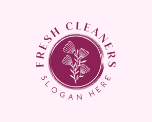 Floral Spa Wellness logo design