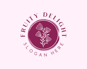 Floral Spa Wellness logo design