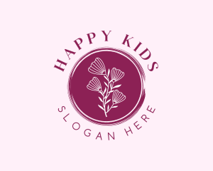 Floral Spa Wellness logo design