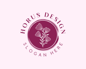 Floral Spa Wellness logo design