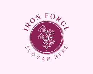 Floral Spa Wellness logo design