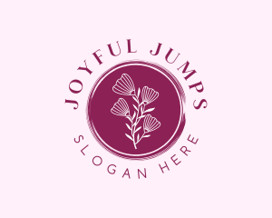 Floral Spa Wellness logo design