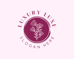 Floral Spa Wellness logo design