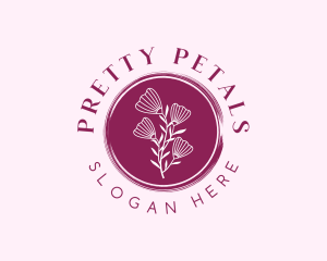 Floral Spa Wellness logo design