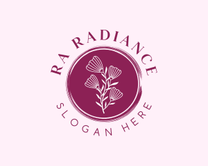 Floral Spa Wellness logo design