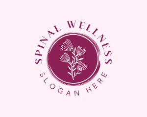 Floral Spa Wellness logo design