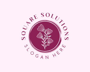 Floral Spa Wellness logo design