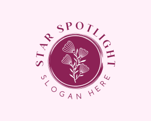 Floral Spa Wellness logo design