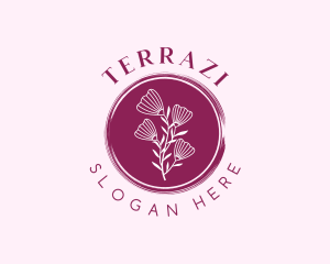 Floral Spa Wellness logo design