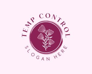 Floral Spa Wellness logo design