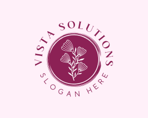 Floral Spa Wellness logo design