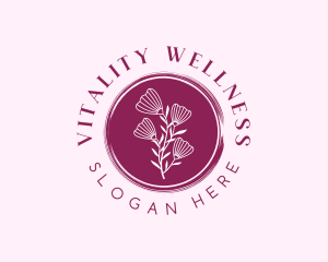 Wellness - Floral Spa Wellness logo design