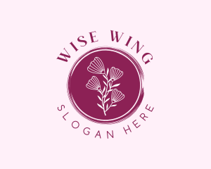 Floral Spa Wellness logo design