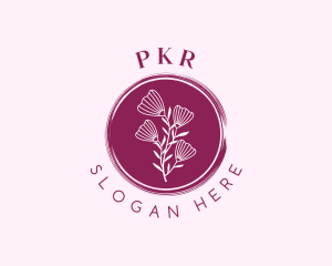 Floral Spa Wellness logo design